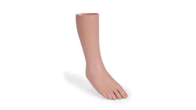 Replacement Foot & Ankle Skin in light skin tone 