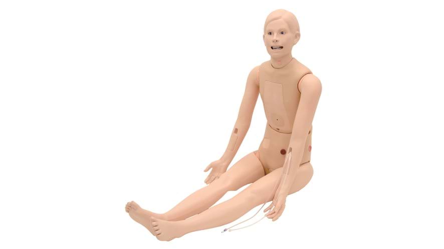Patient Care Simulator ‘Cherry’ is a full body nursing manikin for hands-on training