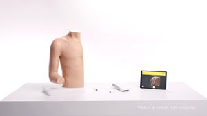 Shoulder Injection Trainer with Ultrasound Guided in Light Skin Tone