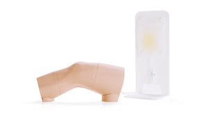 Knee Aspiration & Injection Trainer with Ultrasound Capabilities in Light Skin Tone