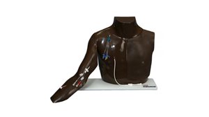 Chester Chest in dark skin tone that enables central line training for physicians