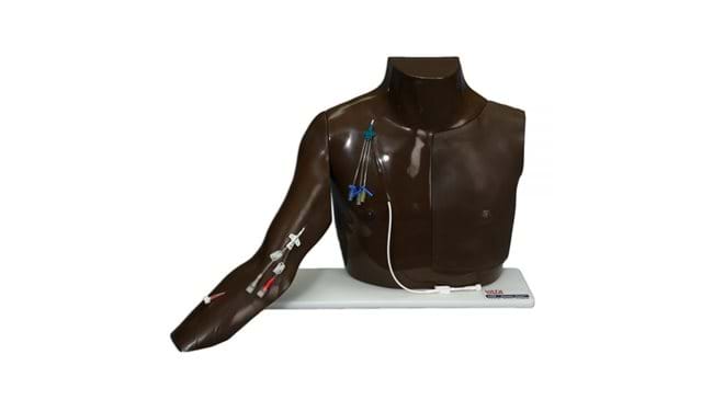 Chester Chest in dark skin tone that enables central line training for physicians