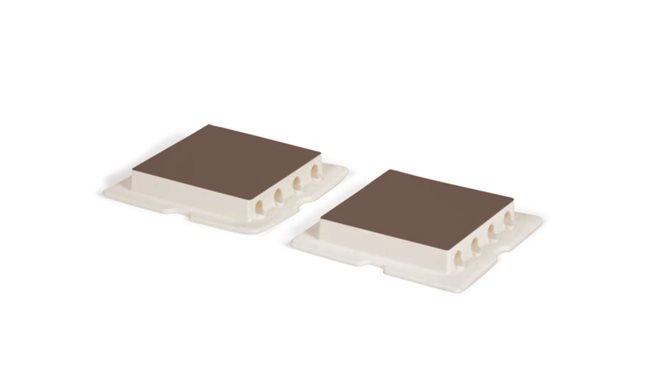 Replacement Standard Dark Skin Tone Chest Drain Pads for the Limbs & Things Chest Drain & Needle Decompression Trainer.