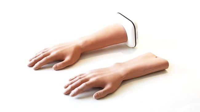 Hand & Wrist Injection Trainer without tablet in light skin tone 